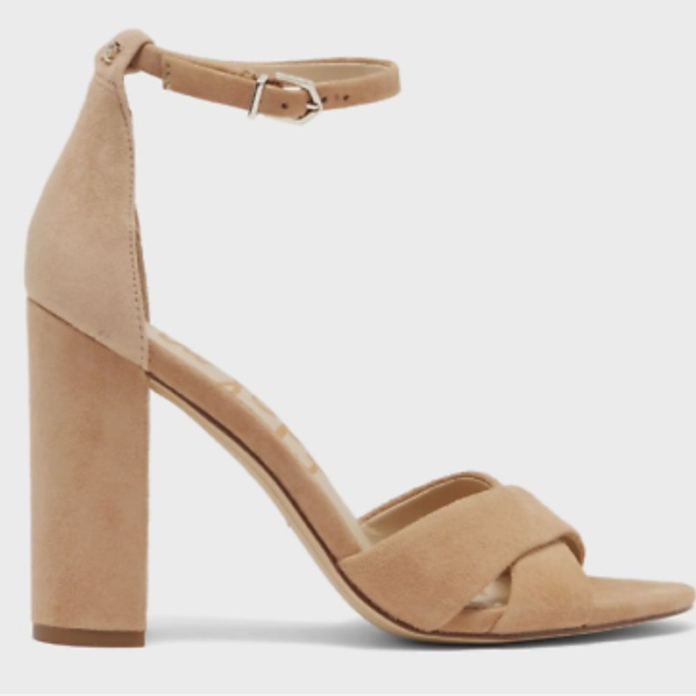 🔥NWT Sam Edelman Yancy Block Heel Ankle Strap Sandals - Size 9 - Picture 15 of 16